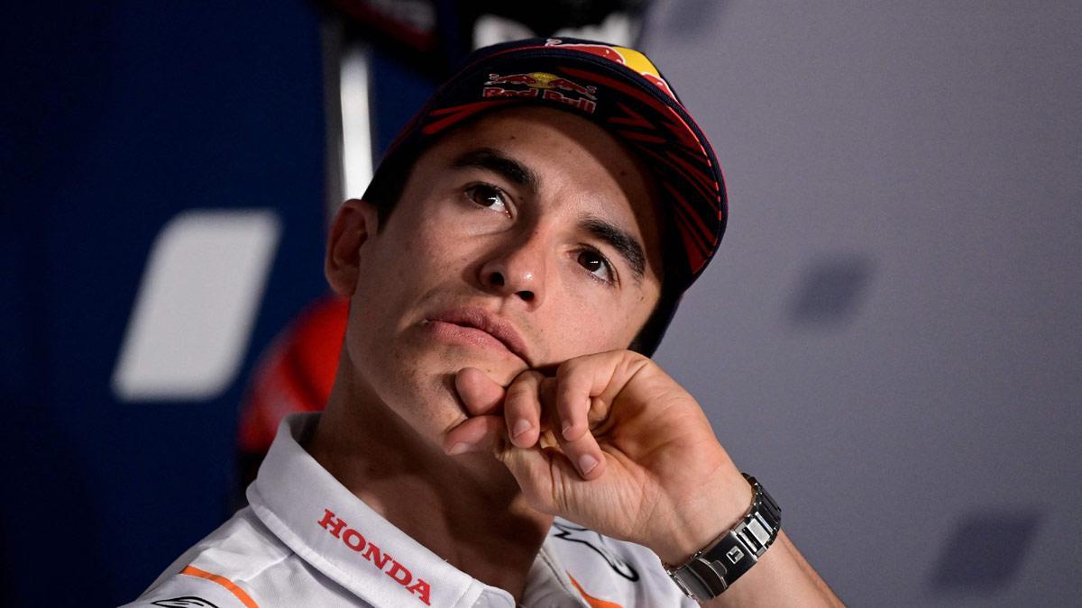 Márquez, en la rueda de prensa del GP de Italia de MotoGP
