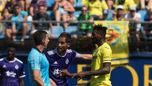 César Soto, en el partido Villarreal-Valladolid César Soto, en el partido Villarreal-Valladolid