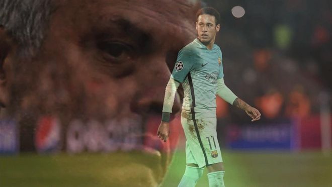 Mourinho acosa a Neymar Mourinho acosa a Neymar