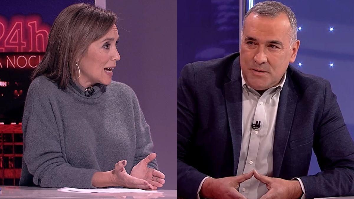 Cuca Gamarra y Xabier Fortes. Cuca Gamarra y Xabier Fortes.