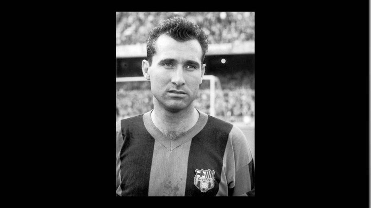 Sígfrid Grácia con la camiseta del FC Barcelona, el club de su vida Sígfrid Grácia con la camiseta del FC Barcelona, el club de su vida