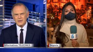 Una reportera de Informativos Telecinco se pone nerviosa en directo: ¡no, no, no! Una reportera de Informativos Telecinco se pone nerviosa en directo: ¡no, no, no!