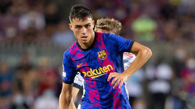 Pedri, en el Barça - Bayern Pedri, en el Barça - Bayern