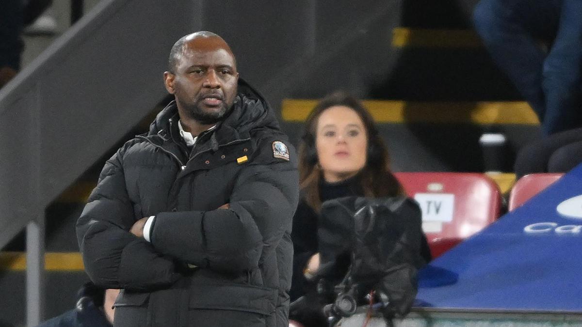 Patrick Vieira, destituido como técnico del Crystal Palace