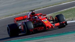 Sainz durante la segunda jornada de test en Fiorano Sainz durante la segunda jornada de test en Fiorano