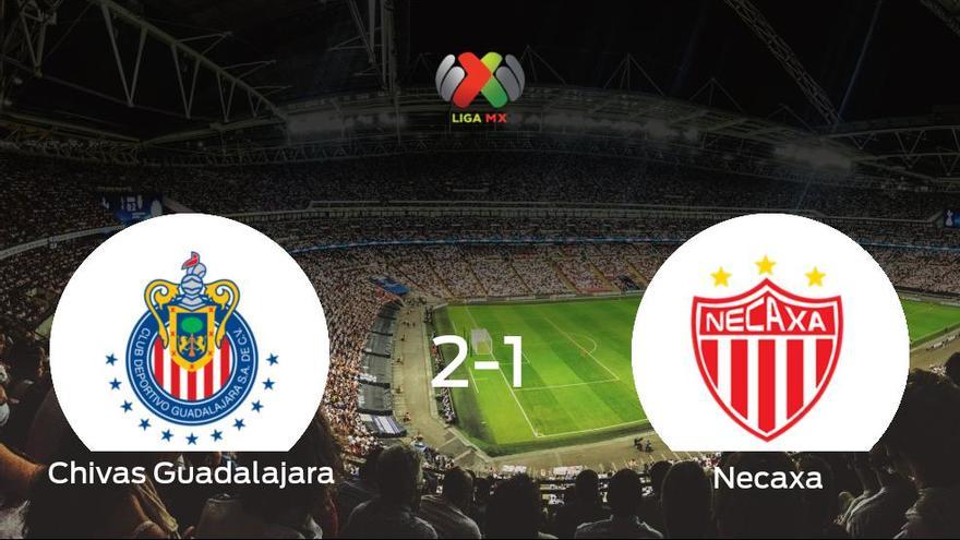El Chivas Guadalajara consigue la victoria en casa frente al Necaxa (2-1)