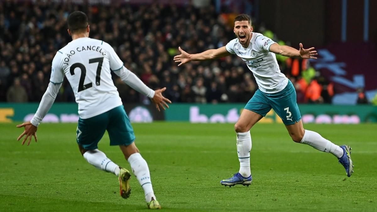 Rúben Dias celebrando su gol con el Manchester City Rúben Dias celebrando su gol con el Manchester City