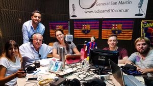 La PB Nicolau Casaus fue la primera en tener un programa de radio propio en Argentina, Radio Barça La PB Nicolau Casaus fue la primera en tener un programa de radio propio en Argentina, Radio Barça