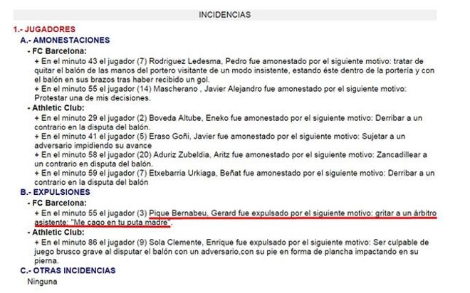 Este es el fragmento del acta arbitral Este es el fragmento del acta arbitral