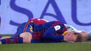 De Jong, tras el impacto De Jong, tras el impacto