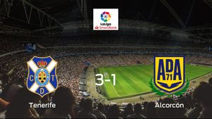 El Tenerife vence 3-1 al Alcorcón y se lleva los tres puntos El Tenerife vence 3-1 al Alcorcón y se lleva los tres puntos