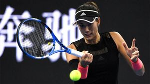 Muguruza participó en los torneos de Wuhan y Pekín en 2019 Muguruza participó en los torneos de Wuhan y Pekín en 2019