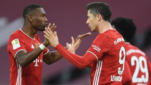 Alaba y Lewandowski, durante un partido del Bayern de Múnich Alaba y Lewandowski, durante un partido del Bayern de Múnich