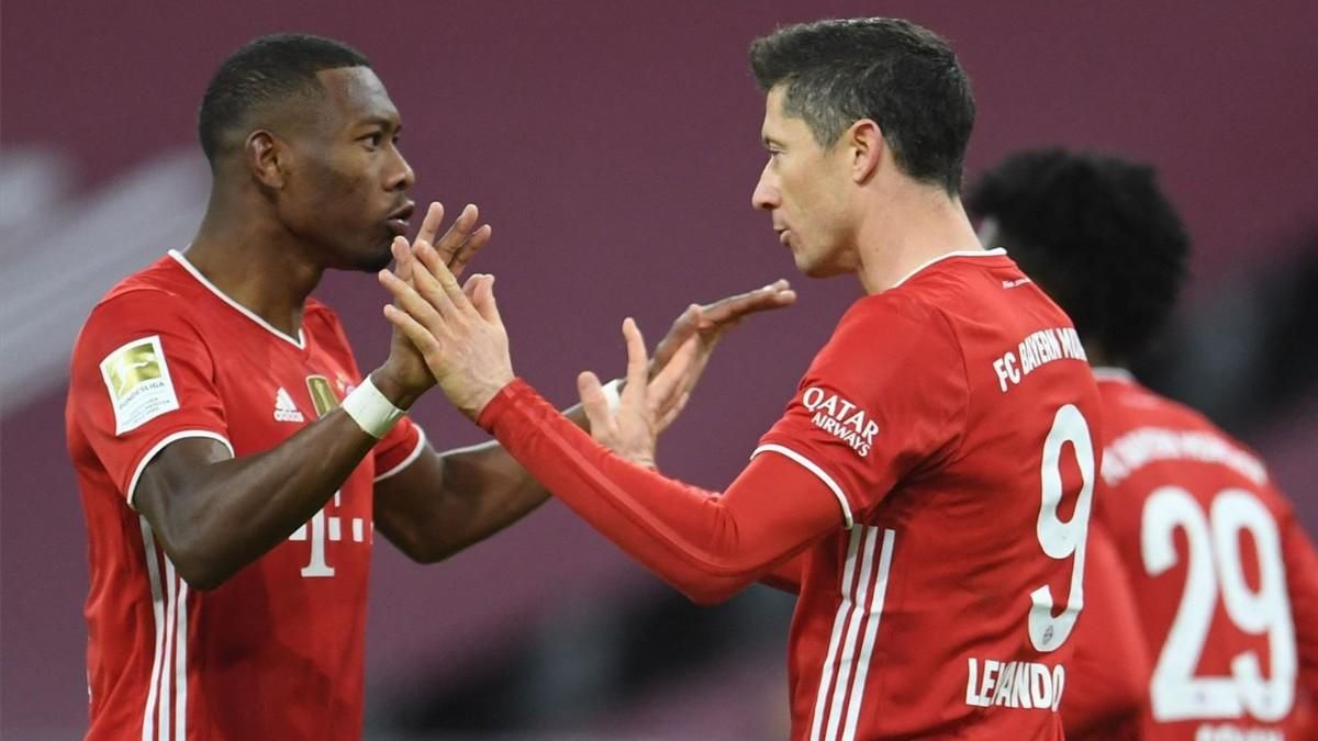 El Bayern no cederá a Alaba ni a Lewandowski para jugar con sus selecciones