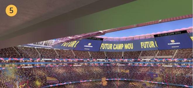 Las imágenes del futuro Camp Nou del proyecto de Laporta