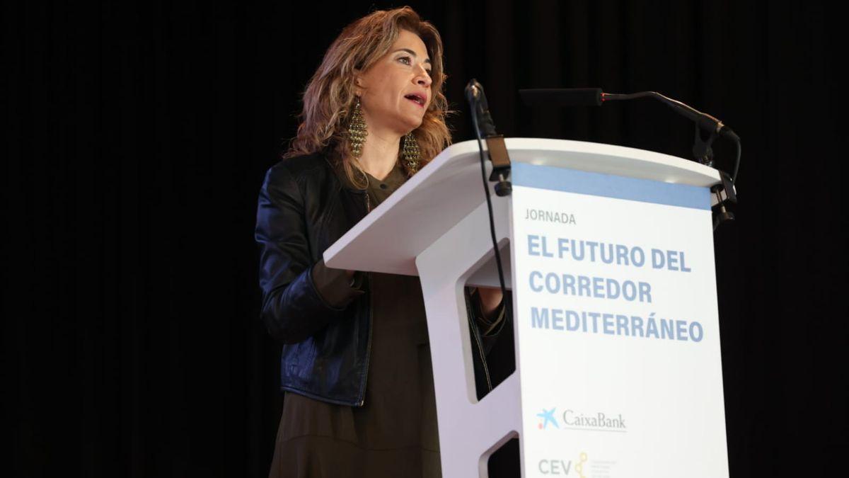 La ministra de Transporte, Raquel Sánchez.
