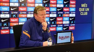 Ronald Koeman, durante la rueda de prensa Ronald Koeman, durante la rueda de prensa