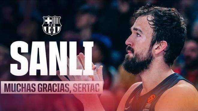 El Barça anuncia el adiós de Sanli