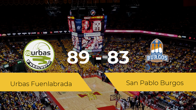 El Urbas Fuenlabrada se impone por 89-83 frente al San Pablo Burgos El Urbas Fuenlabrada se impone por 89-83 frente al San Pablo Burgos