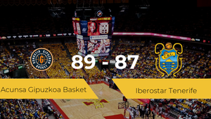 El Acunsa Gipuzkoa Basket se lleva la victoria frente al Iberostar Tenerife por 89-87 El Acunsa Gipuzkoa Basket se lleva la victoria frente al Iberostar Tenerife por 89-87