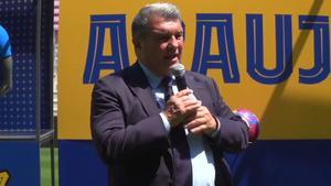 Laporta: La renovación de Araújo consolida el proyecto