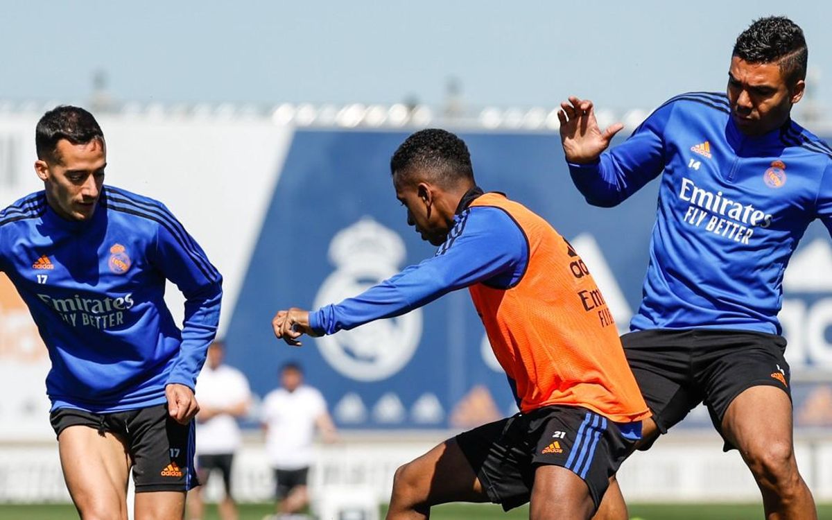 Ceballos, baja en un entrenamiento sin Marcelo ni Alaba Ceballos, baja en un entrenamiento sin Marcelo ni Alaba