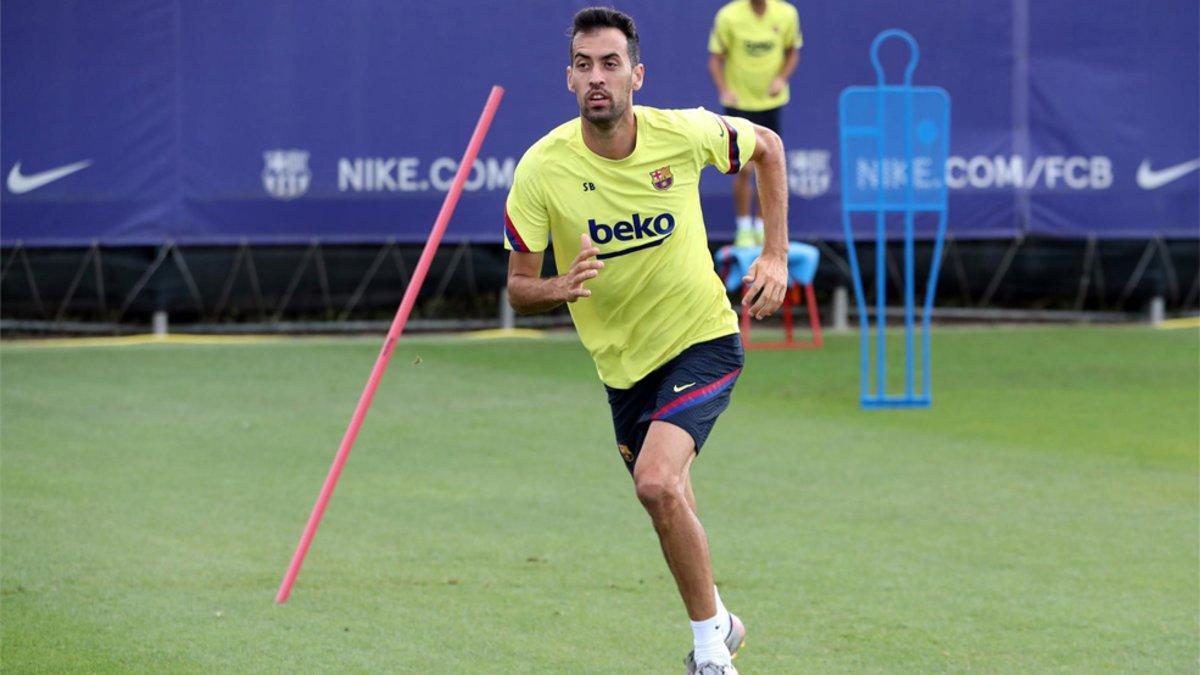Sergio Busquets accelerates in his recovery from injury