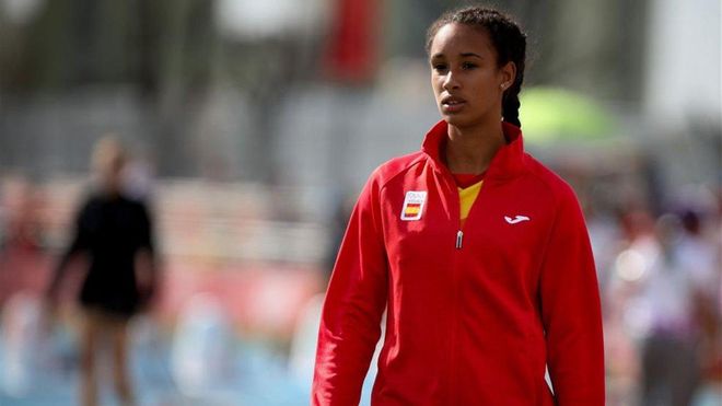 María Vicente batió el récord español sub-20 de 100m vallas María Vicente batió el récord español sub-20 de 100m vallas