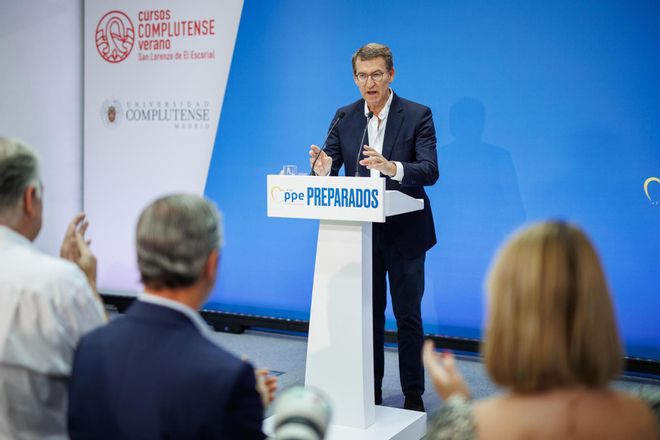 Feijóo acusa a Sánchez de «deriva autoritaria» y atropello al Poder Judicial