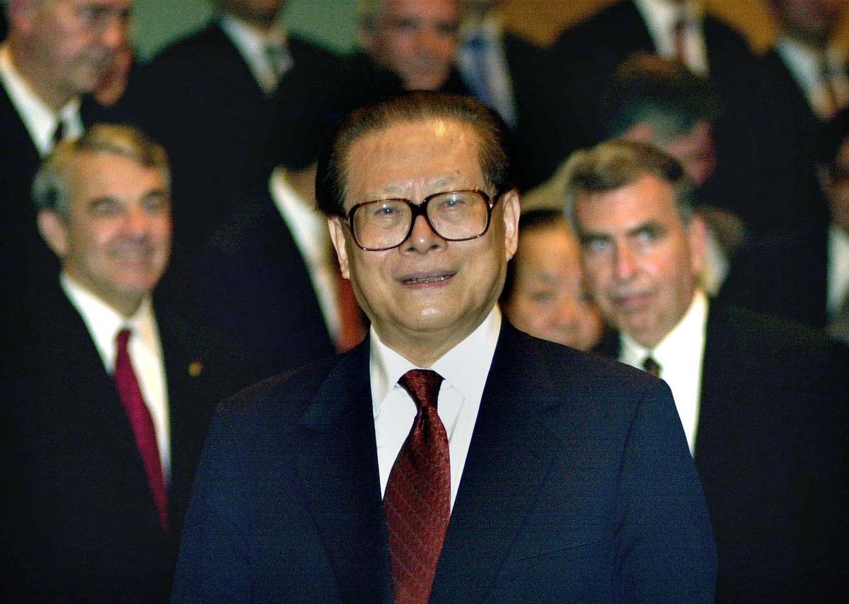 El expresidente de China Jiang Zemin, en una imagen de archivo.