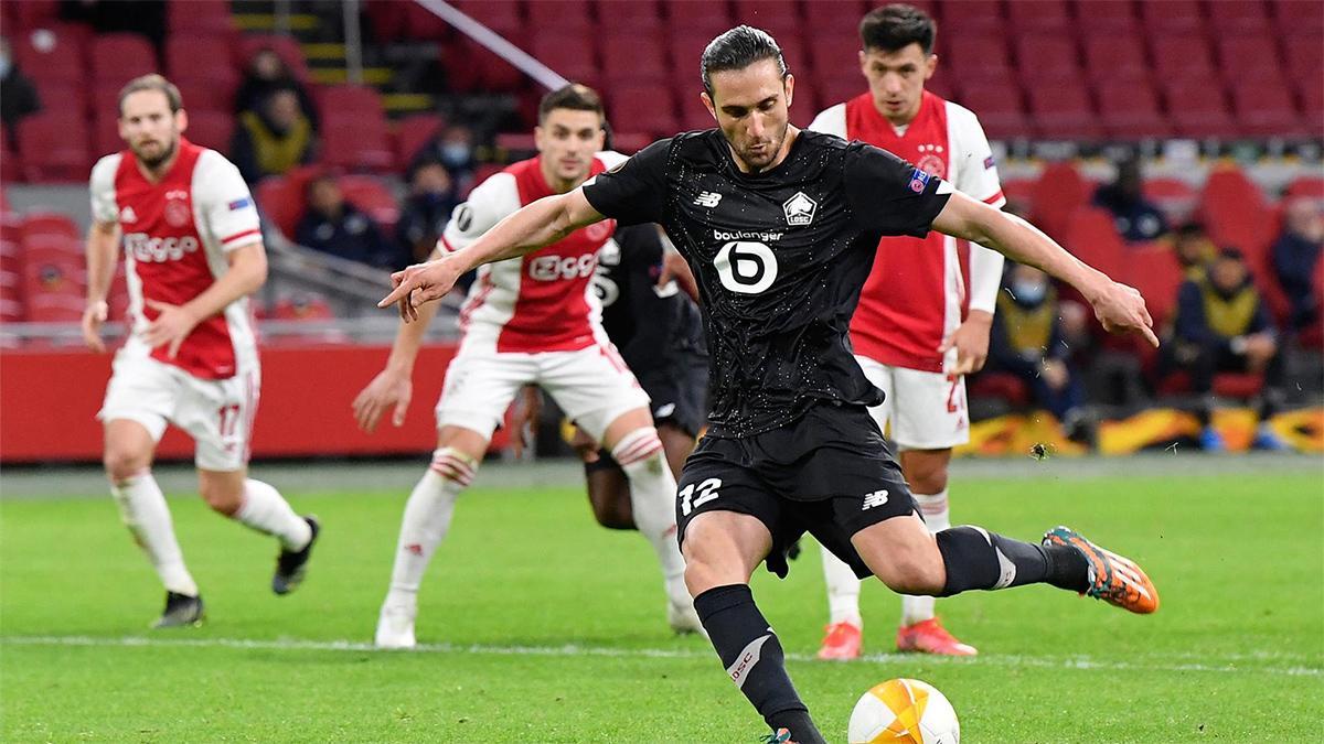 Yusuf Yazıcı puso el empate en el marcador ante el Ajax