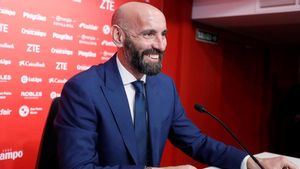 Monchi, en rueda de prensa Monchi, en rueda de prensa