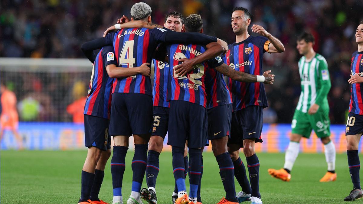 Resumen, goles y highlights del FC Barcelona 4 - 0 Betis de la jornada 32 de LaLiga Santander