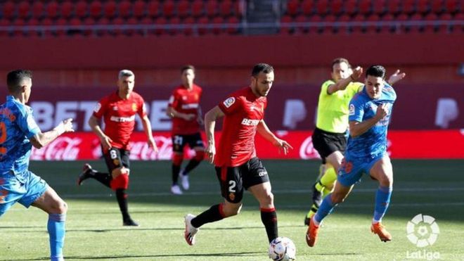 Con dos derrotas en sus últimos cuatro partidos, el Mallorca se ha quedado rezagado respecto al Espanyol Con dos derrotas en sus últimos cuatro partidos, el Mallorca se ha quedado rezagado respecto al Espanyol