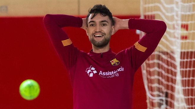 André Coelho ha recuperado la alegría en el Barça André Coelho ha recuperado la alegría en el Barça