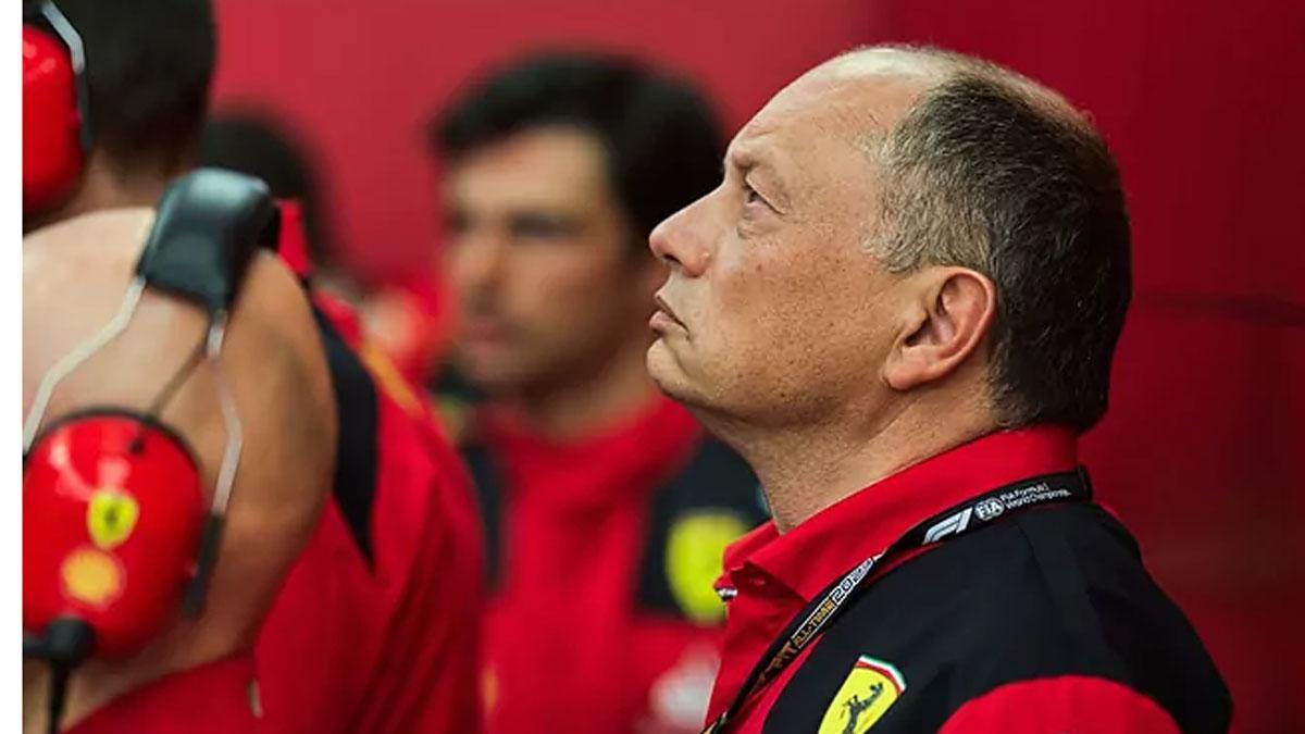 Vasseur, el jefe de Sainz en Ferrari, no está contento con el rendimiento de nuevo monoplaza SF-23
