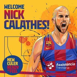 El Barça le da la bienvenida a Calathes El Barça le da la bienvenida a Calathes
