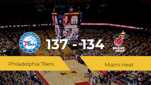Philadelphia 76ers derrota a Miami Heat (137-134) Philadelphia 76ers derrota a Miami Heat (137-134)