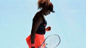 Osaka, durante el Open de Australia Osaka, durante el Open de Australia