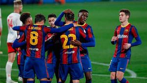 El Barça B gana 6 a 0 al Hospitalet El Barça B gana 6 a 0 al Hospitalet