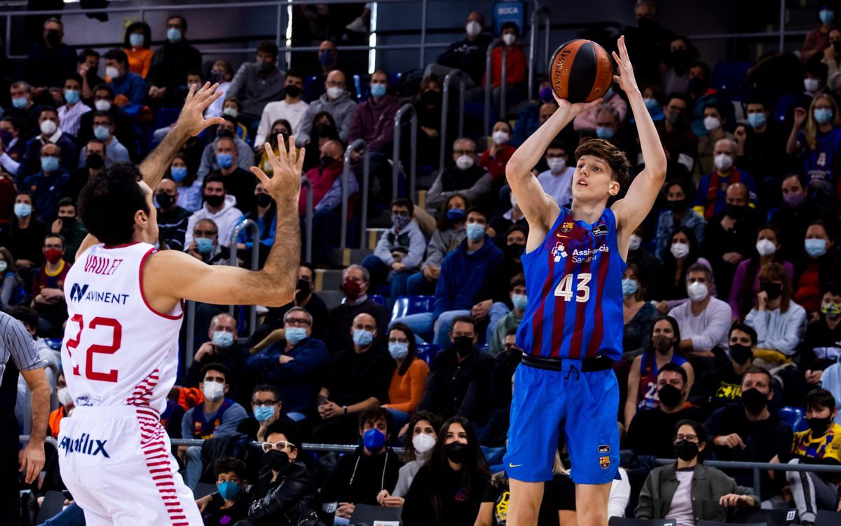 Ubal ha debutado con el Barça y ahora tendrá más oportunidades de jugar en el Río Breogán Ubal ha debutado con el Barça y ahora tendrá más oportunidades de jugar en el Río Breogán