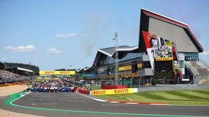 El circuito de Silverstone, sede del GP de Gran Bretaña 2022 desde este jueves