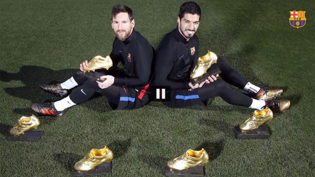 rima Estable sección Messi-Luis Suárez: Seis Botas de Oro les contemplan