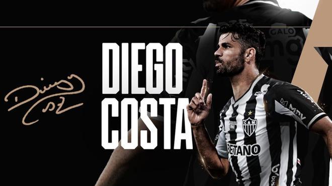 ¡Diego costa ya esta en Belo Horizonte!