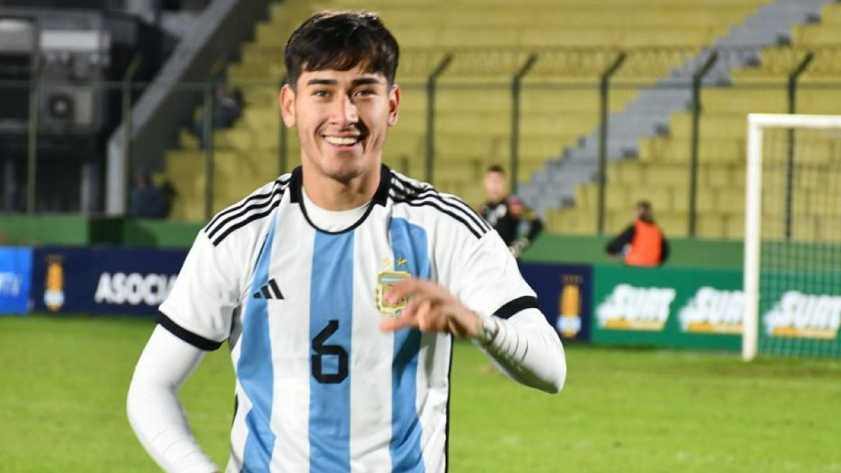 El gol de Román Vega a Uruguay sub-20