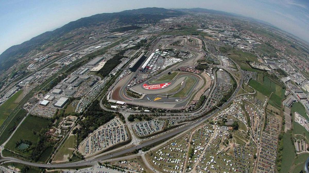 Vista aérea del Circuit, que este fin de semana se vestirá de gala para recibir a la F1