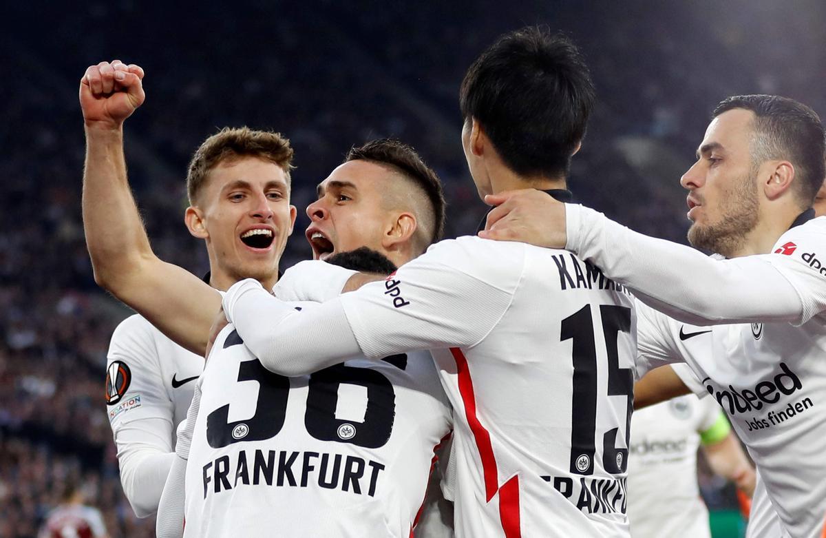 Resumen, goles y highlights del West Ham 1 - 2 Eintracht Frankfurt de la ida de la semifinal de la Europa League