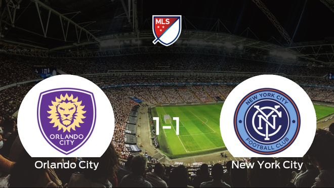 El Orlando City y el New York City concluyen su encuentro liguero con un empate (1-1) El Orlando City y el New York City concluyen su encuentro liguero con un empate (1-1)