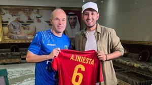Andrés Iniesta, en Sharjah Sports TV