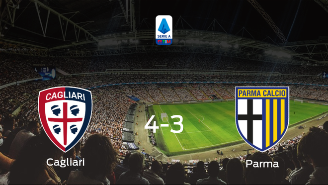 El Cagliari vence 4-3 al Parma y se lleva los tres puntos El Cagliari vence 4-3 al Parma y se lleva los tres puntos